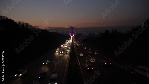 highway at night