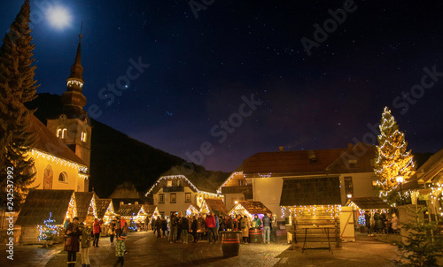 Slovenia - Kranjska Gora, Winter tourist destination in Slovenia, Kranjska Gora. Christmas markets, snow, new year's eve, ice skating. Slovenia, the country of Christmas by Melania Trump