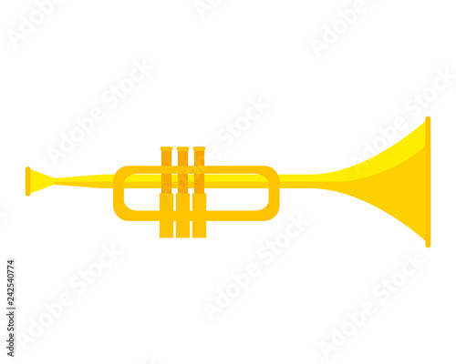 trumpet musical instrument icon
