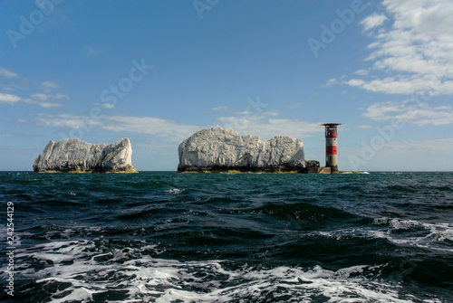 Isle of wight Cliffs Needles lighthouse photo