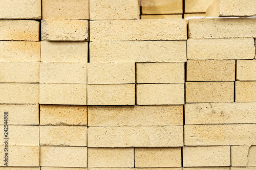 Schilderij op canvas construction material - refractory material bricks