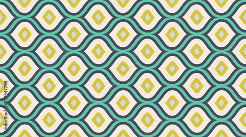Seamless pattern geometric. Delicate beautiful ornament. Geometric fashion fabric print. 
Seamless vector pattern.