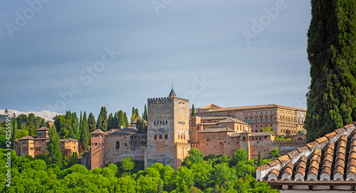 View on the Alhambra with t...