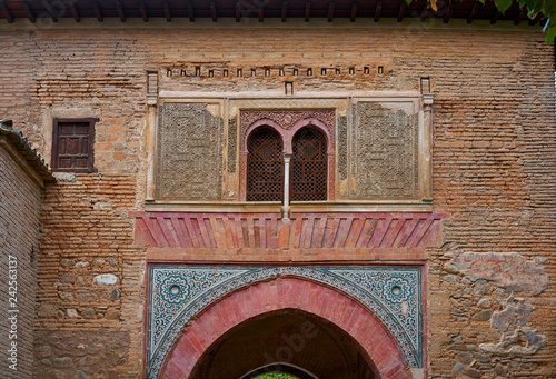 Alhambra arch Puerta del vino in Granada