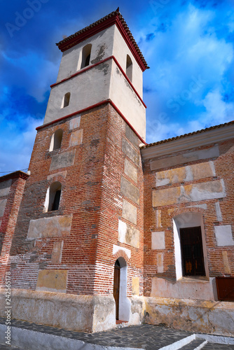 Pampaneira church at Alpujarras Granada photo