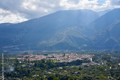 Alpujarras of Granada Orgiva village Spain photo