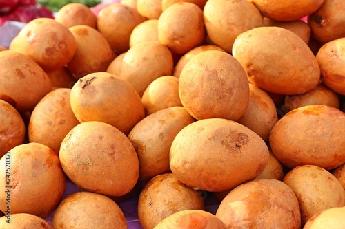 Sapodilla fruit at street food