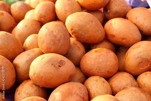 Sapodilla fruit at street food