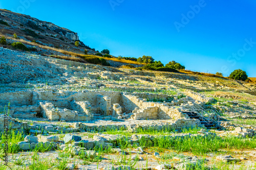 Ruins of ancient Amathus on Limassol, Cyprus photo