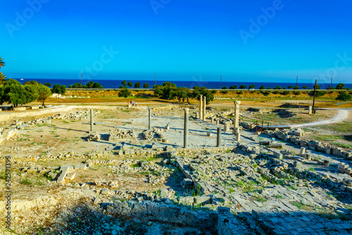 Ruins of ancient Amathus on Limassol, Cyprus photo