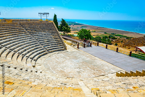 Roman theatre in the ancient Kourion site on Cyprus
