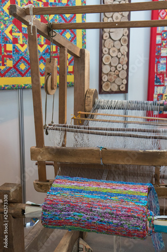 Vintage Shuttleless loom  photo