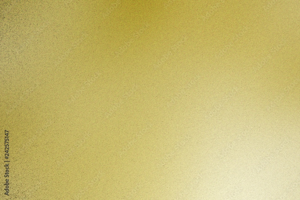 Fototapeta premium Texture of rough yellow paint metal sheet, abstract background