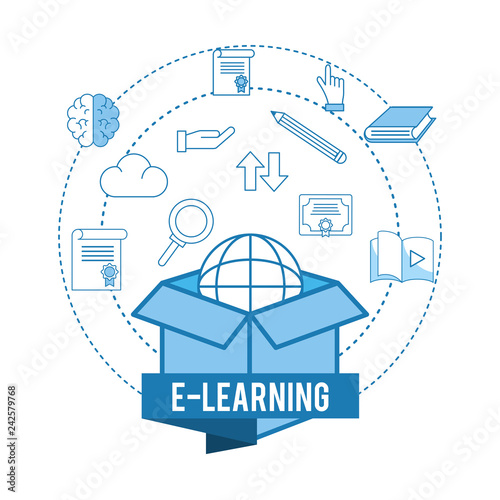 global knowledge to study with book and pencils