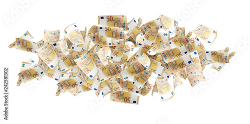 pile of money Euro 3d-illus...