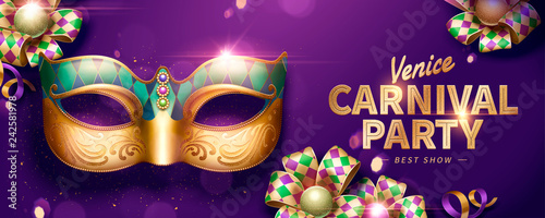 Venice Carnival party banner