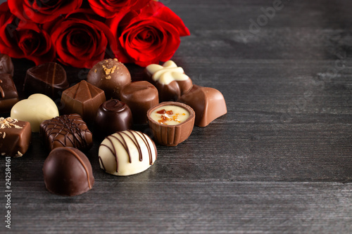 Chocolates and Roses  Perfect Combination for the Woman You Love