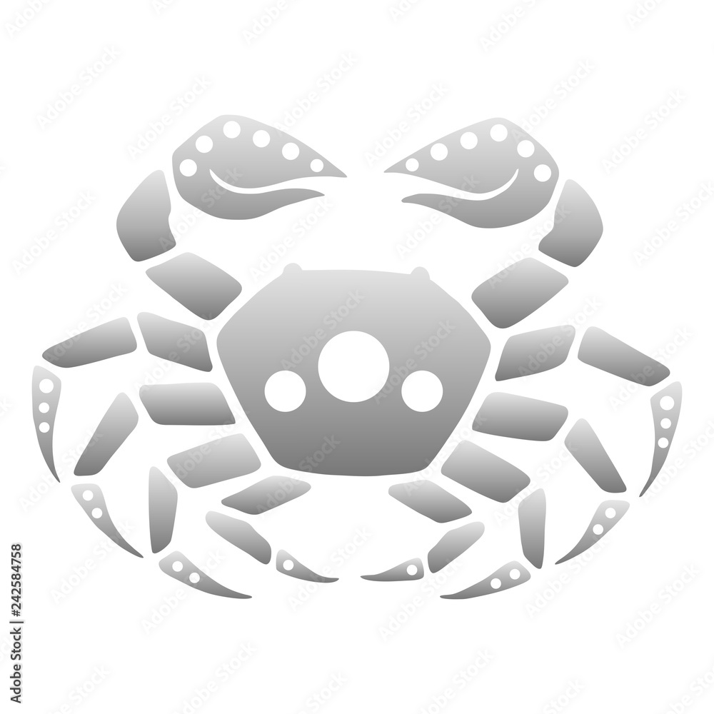 Colored Zodiac, Astrology Illustration - Cancer Colored Zodiac, Astrology Illustration - Cancer