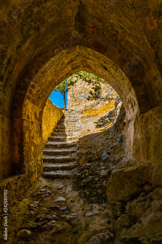 Ruins of Buffavento castle in the northern Cyprus photo