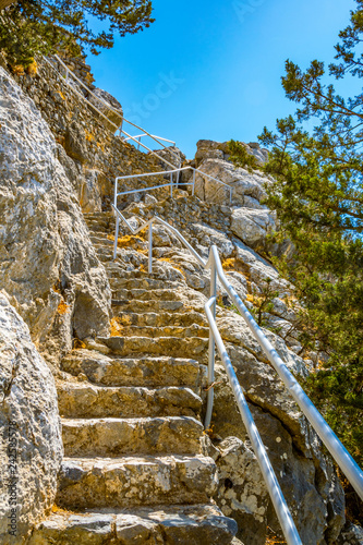 Ruins of Buffavento castle in the northern Cyprus photo