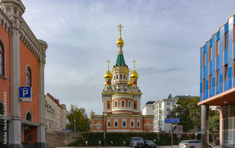 Fototapeta premium Orthodox church in Vienna