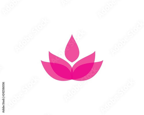 Lotus flowers logo