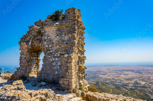 Photography Ruins of Kantara castle in the northern Cyprus