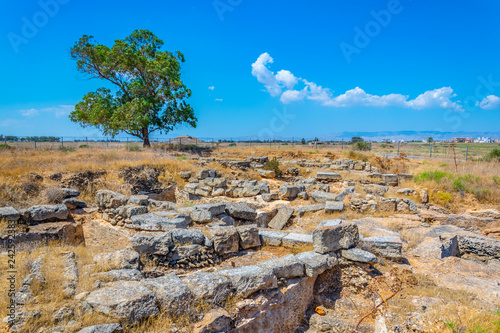 ancient ruins of Necropolis of Salamis near Famagusta, Cyprus photo