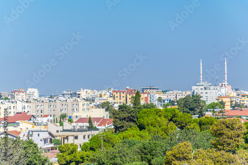 Aerial view of Famagusta, Cyprus photo