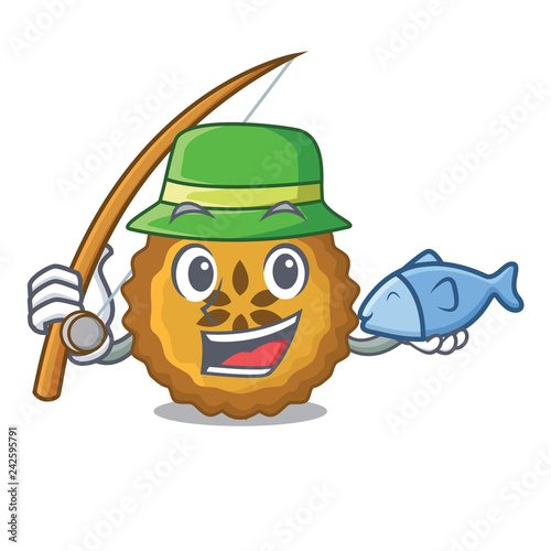 Fishing apple pie on the character board