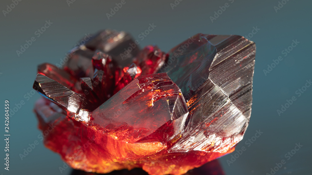 red crystal stone