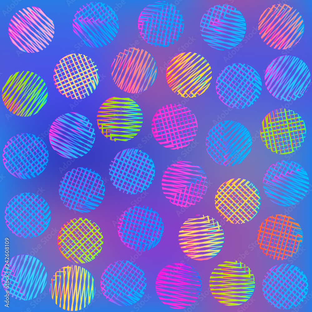 Bright circle pattern Bright circle pattern