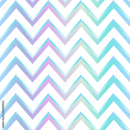 Pastel color zigzag pattern