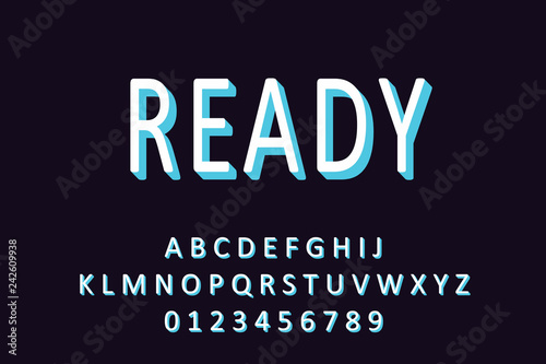 Text effect for cool futuristic effect, editable text