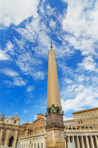 Obelisk on Saint Peter's square. Vatican