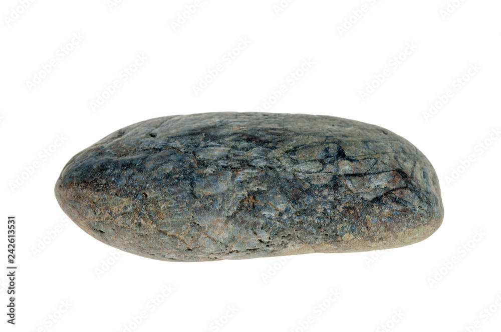 Single stone pebble isolated Single stone pebble isolated