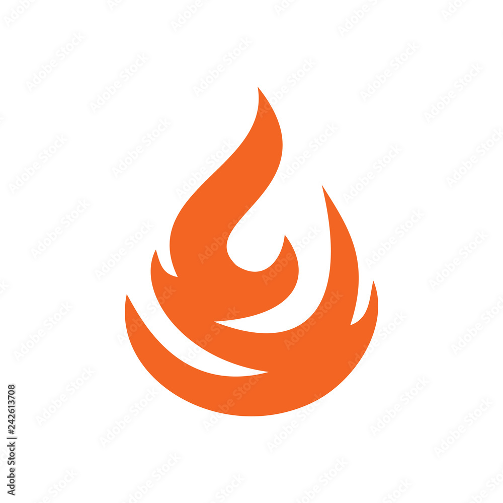 Flame orange icon on white background for graphic and web design, Modern simple vector sign. Internet concept. Trendy symbol for website design web button or mobile app Flame orange icon on white background for graphic and web design, Modern simple vector sign. Internet concept. Trendy symbol for website design web button or mobile app