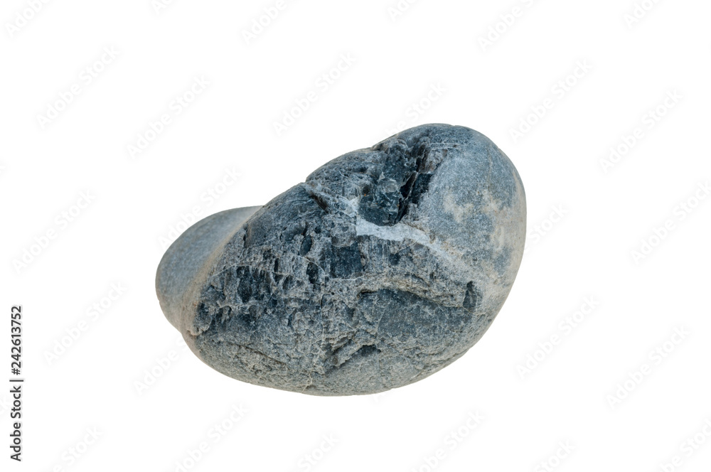 Single stone pebble isolated Single stone pebble isolated