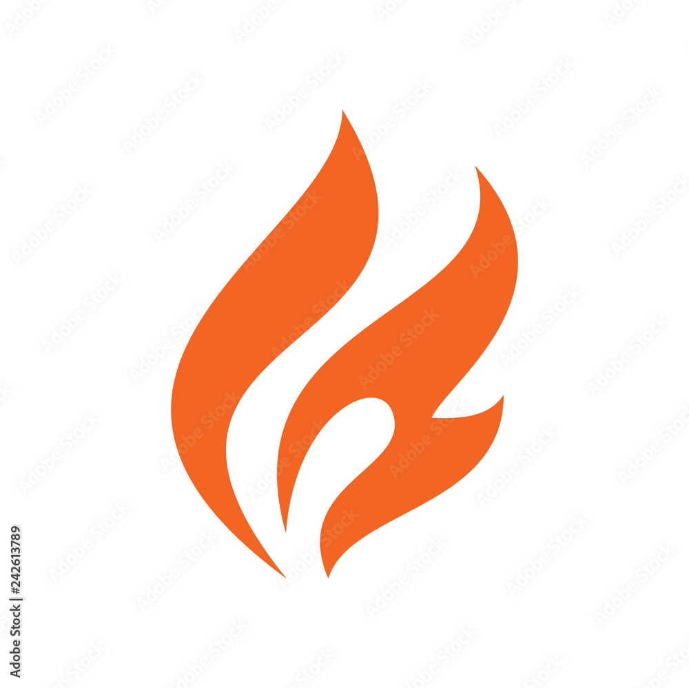 Flame orange icon on white background for graphic and web design, Modern simple vector sign. Internet concept. Trendy symbol for website design web button or mobile app Flame orange icon on white background for graphic and web design, Modern simple vector sign. Internet concept. Trendy symbol for website design web button or mobile app