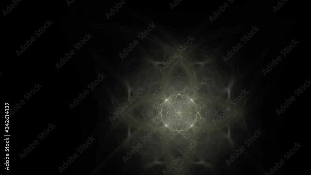 Abstract fractal forms morph and oscillate (Loop) Abstract fractal forms morph and oscillate (Loop)