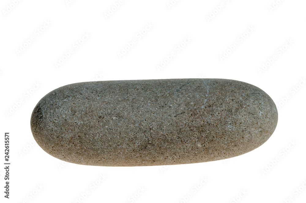 Single stone pebble isolated Single stone pebble isolated