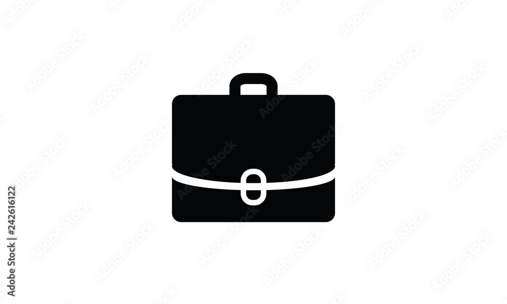 Baggage symbol brief case bag icon Baggage symbol brief case bag icon
