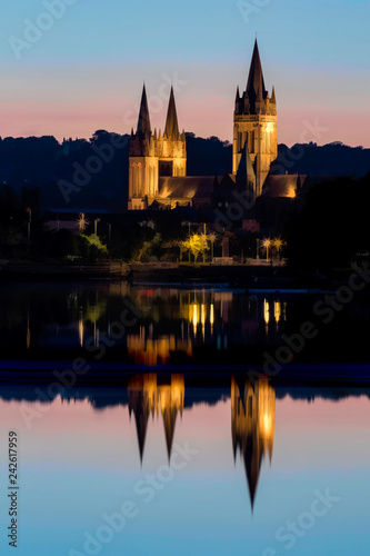 Cathedral Reflections, Truro, Cornwall. Stylised photographic art.