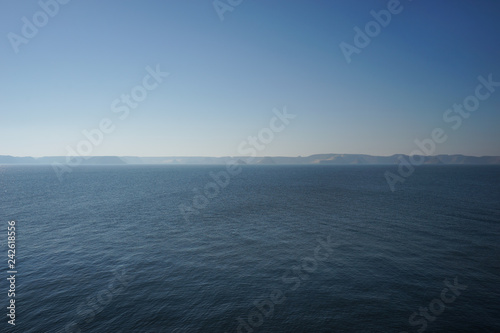 Lake nasser by the temple of Abu Simbel