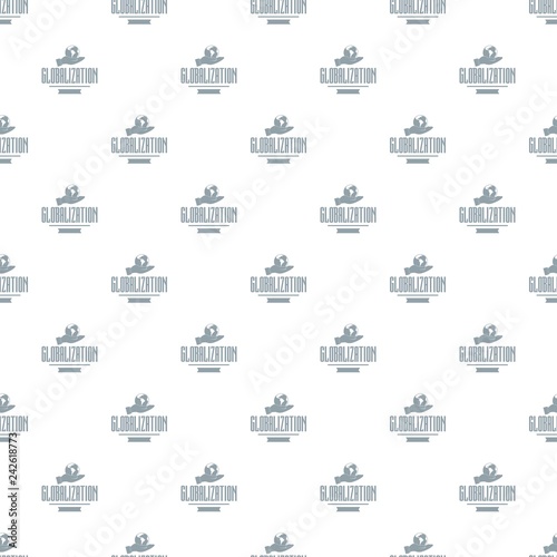 Web globalization pattern vector seamless repeat for any web design