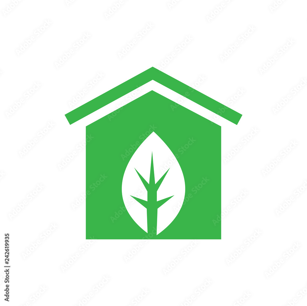 Green home icon on white background for graphic and web design, Modern simple vector sign. Internet concept. Trendy symbol for website design web button or mobile app Green home icon on white background for graphic and web design, Modern simple vector sign. Internet concept. Trendy symbol for website design web button or mobile app