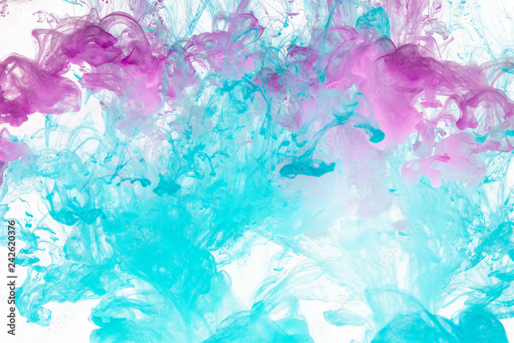 Color ink in water abstract Color ink in water abstract