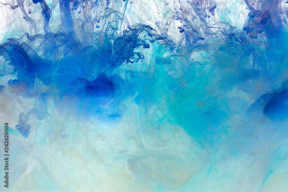 Color ink in water abstract Color ink in water abstract