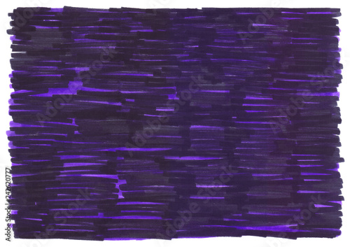 Black and purple backdrop drawn in highlighter felt tip pen