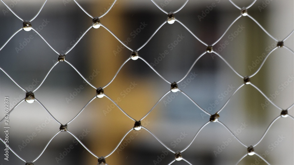 Fototapeta premium chain link fence